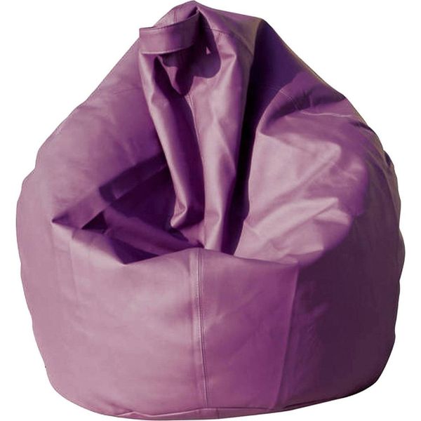 Talamo Italia Pouf Azelia 70X70X110H Cm Viola, Viola Forma Sacco Italy-image