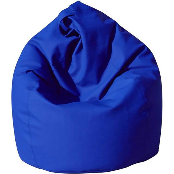 Talamo Italia Pouf Azelia 70X70X110H Cm Blu, Blu Forma Sacco Italy-image