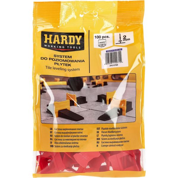 Clip Per Sistema Di Livellamento Hardy 2 Mm, 100 Pezzi-image