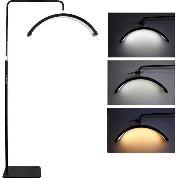Luce Video, Temperatura Di Colore Regolabile, Luminosità Dimmerabile, Nero-image
