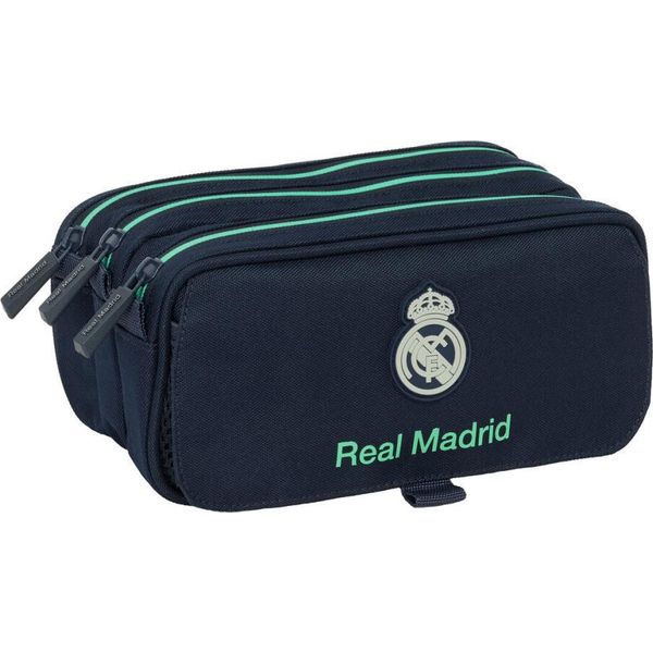 Safta 812557710 Real Madrid 2Nd Kit 25/26 Big Triple Pencil Case Uomo Blu Taglia Unica-image