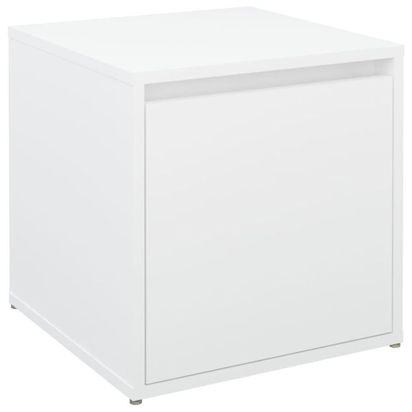 Syfax™ Cassetto Contenitore Bianco 40,5X40X40 Cm In Legno Multistrato-image