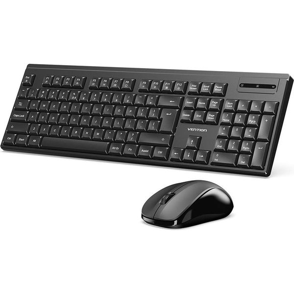 Tastiera E Mouse Senza Fili Vention Ktzb0 Taglia Unica-image