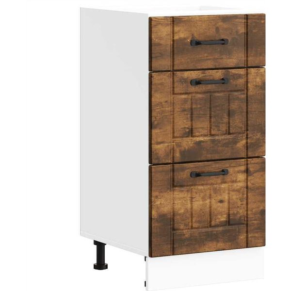 Syfax™ Base Da Cucina Lucca Rovere Fumo In Legno Multistrato-image