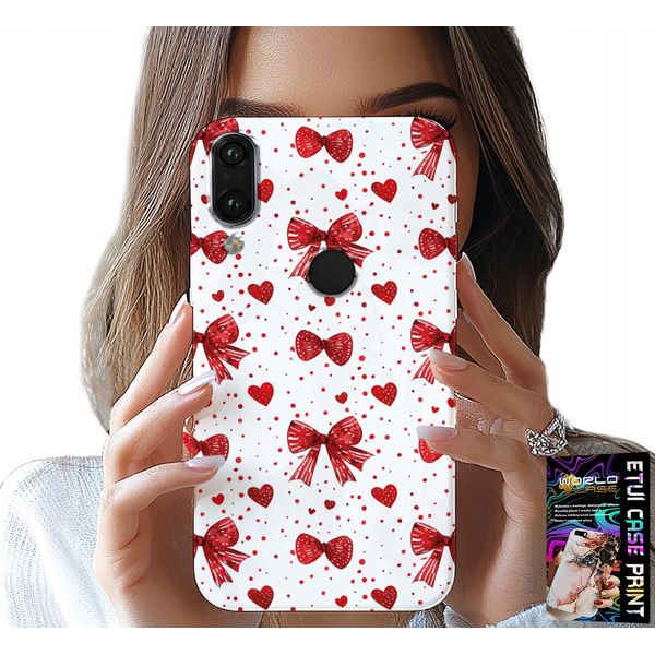 Custodia Per Huawei Y7 2019 - Nastri Rossi Nastri Disegni Di Moda-image