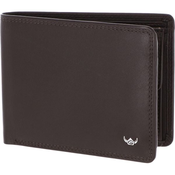 Golden Head Pelle Portafoglio Polo Rfid Protect Scheintasche 1138 Dunkelbraun Marrone Scuro-image