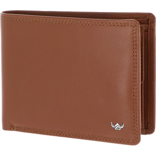Golden Head Pelle Portafoglio Polo Rfid Protect Scheintasche 1138 Cognac Marrone-image