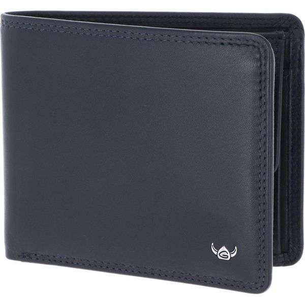 Golden Head Pelle Portafoglio Polo Rfid Protect Scheintasche 1135 Marineblau Blu Scuro-image