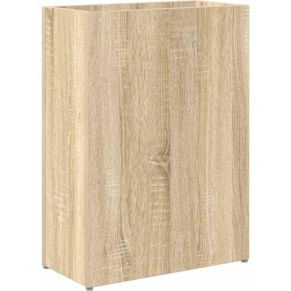 Vidaxl Porta Ombrellone Rovere Sonoma 40 X 20 X 55,5 Cm Materiale A Base Di Legno-image