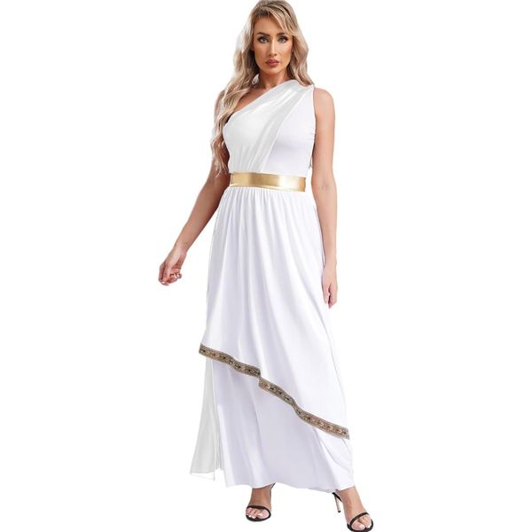 Costume Da Donna Da Dea Greca - Taglia Xxl | Abito Greco Antico / Romano | Carnevale & Mottoparty & Fasching & Halloween-image