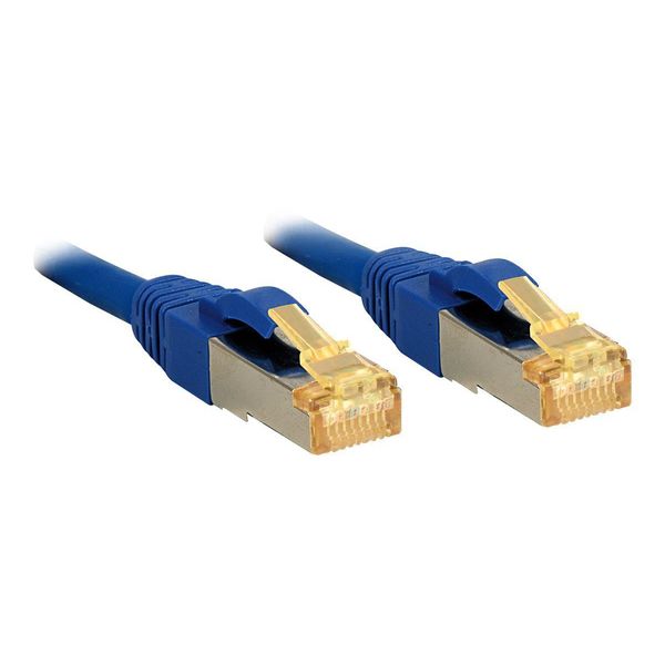 Lindy - Cavo Patch - Da RJ-45 (M) A RJ-45 (M) - 20,0 M - Sftp, Pimf - Cavo Grezzo Cat.7 - Liscio, Senza Alogeni - Blu (47285)-image