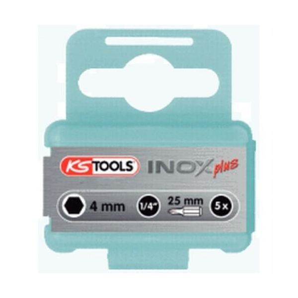 Ks Tools 1/4" Acciaio Inox Punta Esagonale 25 Mm 6 Mm - 910.2265"-image
