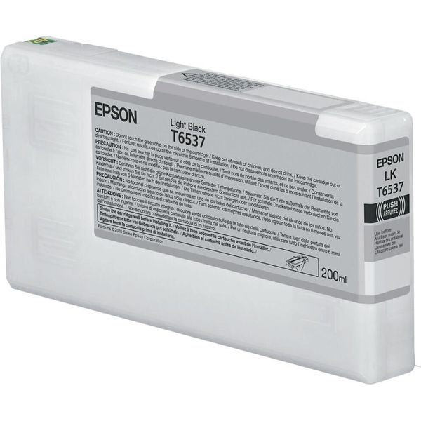 Epson T6537 Light Black Ink Cartridge (200Ml)-image