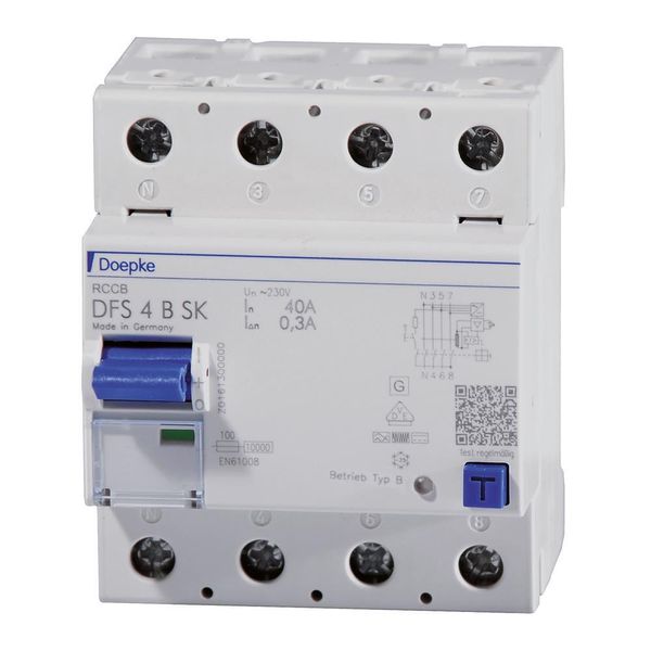 Doepke SchaltgeräTe Gmbh Fi-Schalter DFS4 040-4/0.30-B Sk (09136998)-image