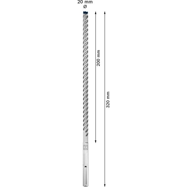 Trapano A Percussione Expert Sds Max-8X Ø 18 Mm L.400 Mm L.540 Mm Sds-Max-image