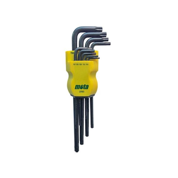 Set Di Chiavi Torx Mota LR93 Tamper Extra Lungo 9 Pezzi-image