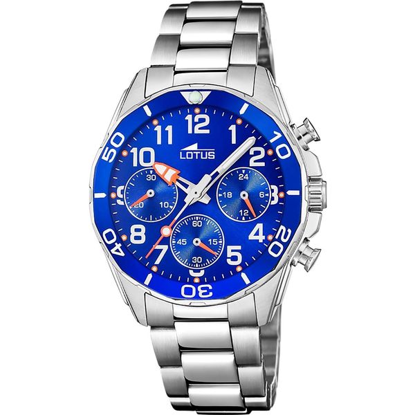 Lotus Youth Kids Watch Orologio Da Polso Classico Elegante In Acciaio Inox Argento UL18858/1-image