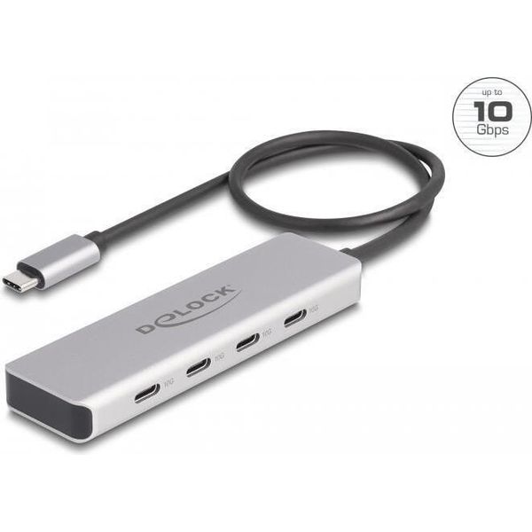 Delock 64231 Delock Usb 10 Gbps Usb Type-C Hub Mit 4X Usb Type-C-image