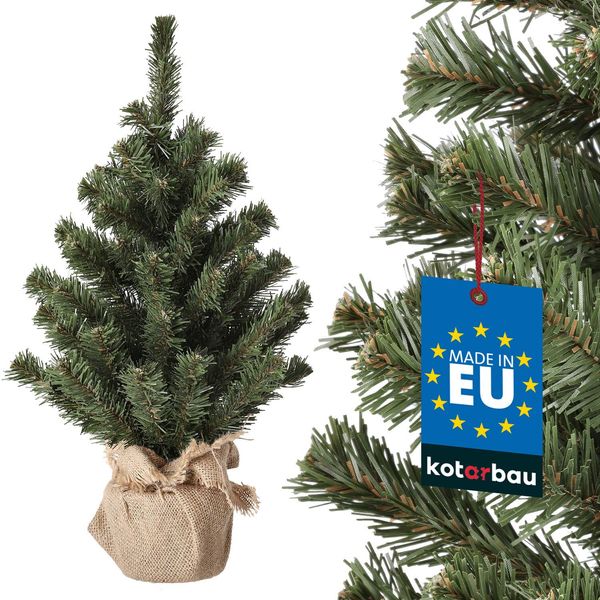 Kotarbau® Albero Di Natale Artificiale Deco Small 50 Cm Con Supporto In Iuta Mini Albero Di Natale Albero Di Natale Artificiale Albero Di Natale Artificiale-image