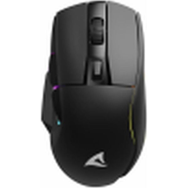 Sharkoon SGM50W Mouse Da Gioco Destro Rf Senza Fili + Usb Type-A Ottico 6400 Dpi-image