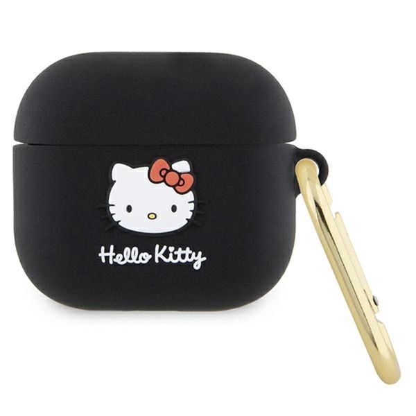 Hello Kitty Hka33Dkhsk Airpods 3 Coverczarny/Nero Silicone 3D Kitty Head-image