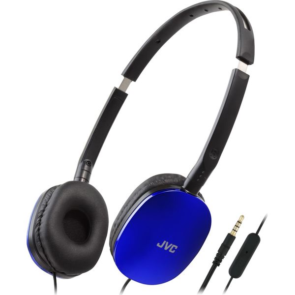Jvc HA-S160M-AU Headphones/Headset Wired Head-Band Calls/Music Blue-image