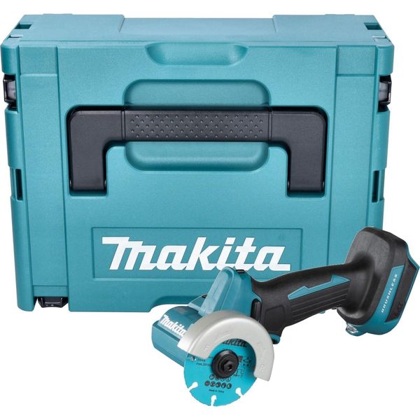 Smerigliatrice Angolare A Batteria Makita Dmc 300 Zj 18 V 76 Mm Brushless + Makpac - Senza Batteria, Senza Caricabatterie-image
