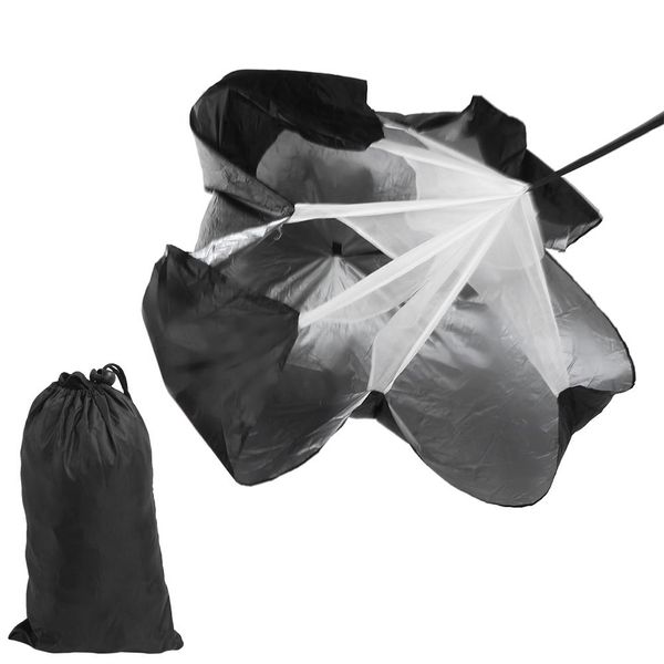 Allenamento Resistenza Paracadute Power Ombrello Peso Libero Corsa Forza Allenamento Nero-image