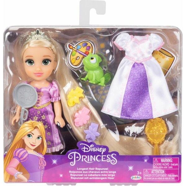 Jakks Pacific - Lalka Disney Rapunzel 15Cm Z Akcesoriami, Oficjalny Produkt-image