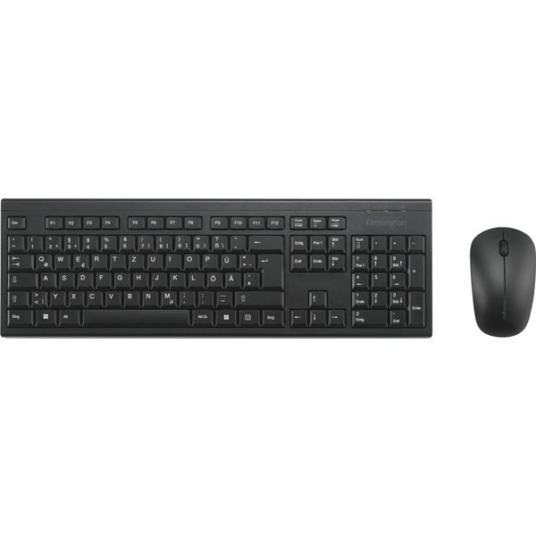 Kensington KM150 Eq - Set Di Tastiera E Mouse - Dimensioni Complete - Senza Fili - 2,4 Ghz - Qwerty - Scatola Certificata(K755-image