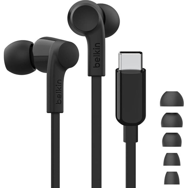Belkin Soundform Wired In-Ear Headphones Of-Ear Music/Everyday Use Usb Type C Nero-image