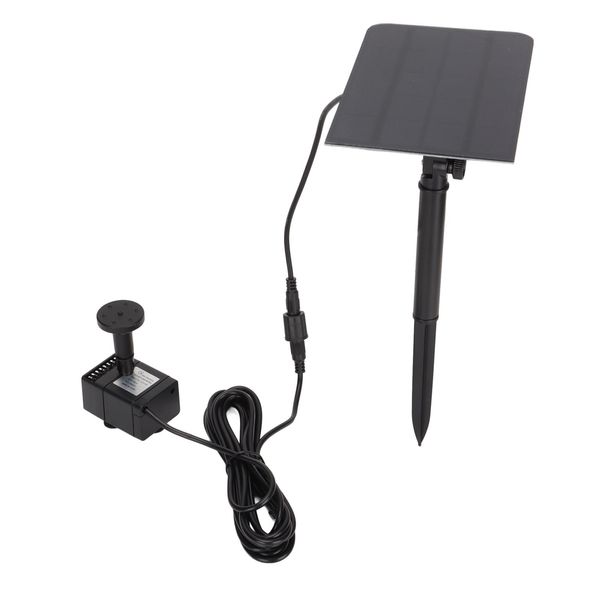 Pompa Solare Per Laghetti Con Fontana, 200 L/H, Pompa D'acqua Solare, Alimentata Tramite Usb, Pompa Per Fontane Da Giardino Per Il Paesaggio-image