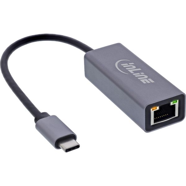 Cavo Adattatore Di Rete Inline® Usb 3.2, Da USB-C A Rete RJ45 Gigabit-image