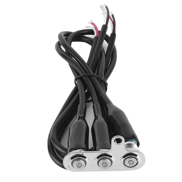 Interruttore Del Manubrio Del Motociclo, Pulsante Del Manubrio, Interruttore Della Luce Del Motociclo, Pulsante Dell'interruttore Del Faro Antinebbia, Controllo Della Luce Del Motociclo, Interruttore Di Controllo Del Faretto-image