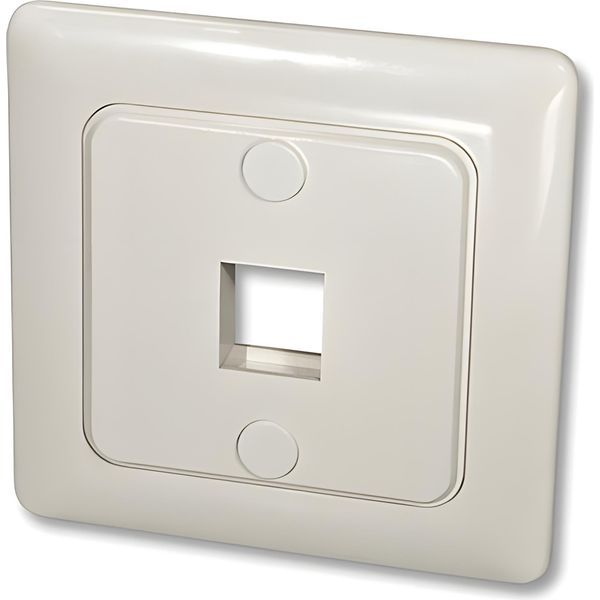 Lindy 60543 Lindy Wandanschlussdose F.1 Keystone Wand De Abdeckung 80X80-image