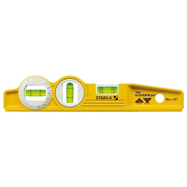 Stabila Tipo 81 Sv Rem W360 Livella Per Siluri 0,25 M Giallo-image