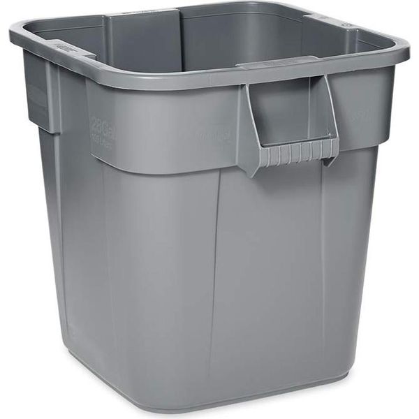 Rubbermaid FG352600GRAY Contenitore Rubbermaid Brute 106 Litri, Quadrato, In Pp, Grigio-image