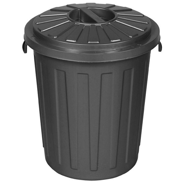 Keeeper 1021382600000 Keeeper Cestino Per Rifiuti Maxi Cestino "Mats"", 23 Litri, Grafite"-image