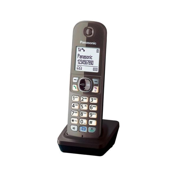 Panasonic KX-TGA681 - Microtelefono Cordless Con Id Chiamante - Dect\Gap - Marrone Moka-image