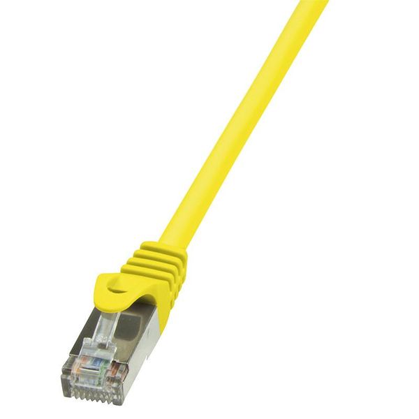 Logilink Professional CP1057S Cavo Patch Logilink, Cat. 5E, F/Utp, 2,0 M, Giallo-image