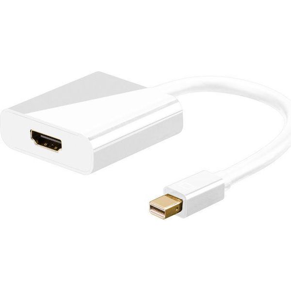 Microconnect Mdphdmi Adattatore Di Cavo Video 0,15 M Mini Displayport Hdmi Bianco-image