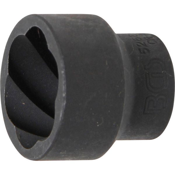 Bgs Chiave A Bussola A Profilo Elicoidale / Estrattore Di Viti Con Attacco Quadro 12,5 Mm (1/2") Sw 27 Mm - 5268-27"-image