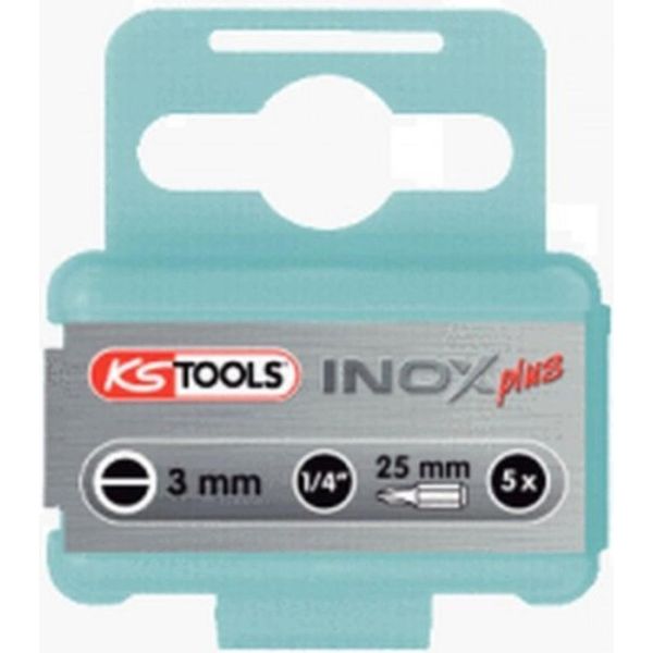 Ks Tools 1/4 Nox+Bit A Taglio, 25Mm, 5,5Mm, Confezione Da 5, 910.2237-image