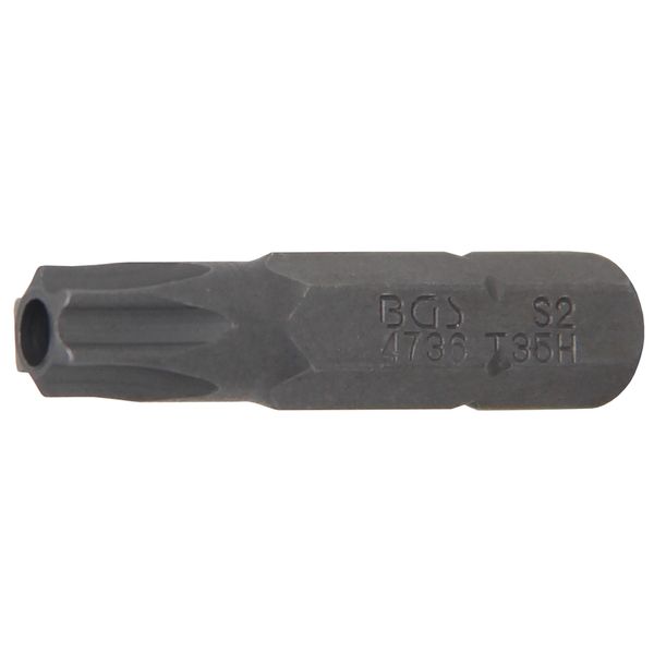 Bit | Lunghezza 30 Mm | Esagono Esterno 6,3 Mm (1/4") | Profilo A T (Per Torx) Con Foro T35"-image