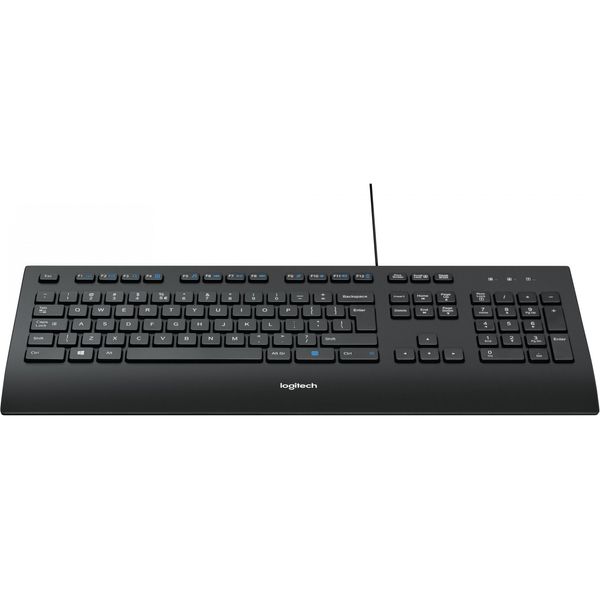 Logitech K280E Pro F/ Business, Dimensioni Complete (100%), Cablato, Usb, Qwerty, Nero-image