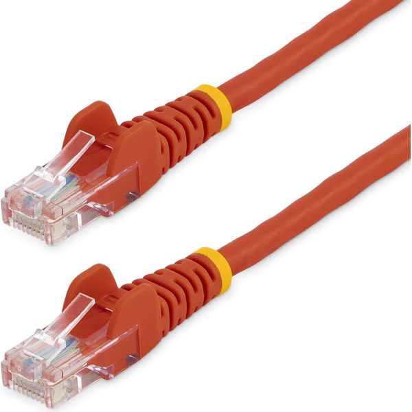 Startech.Com Cavo Di Rete Cat 5E - Cavo Patch Ethernet RJ45 Utp Rosso Da 2M Antigroviglio-image