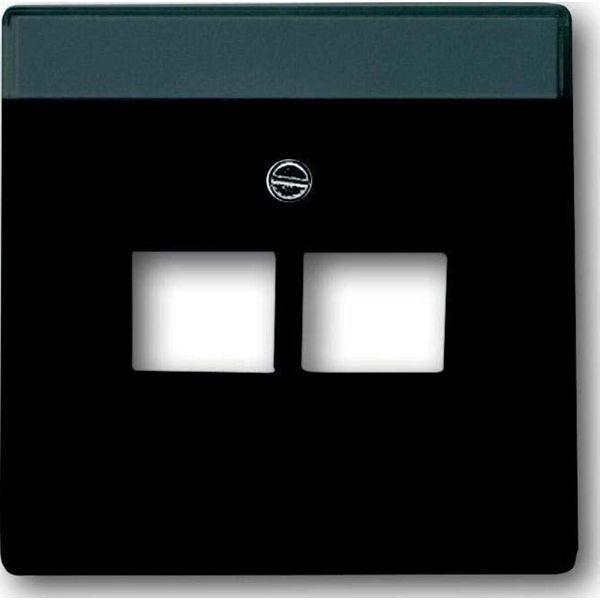 BUSCH-JAEGER Piastra Centrale Uae/Iae 2F Futuro Antracite Glz-image