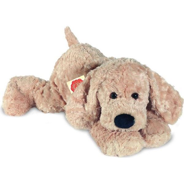 Teddy Hermann Schlenkerhund, Kuscheltier, Stofftier, PlüSchtier, Hund, Liegend, PlüSch, Beige, 40 Cm, 92893-image