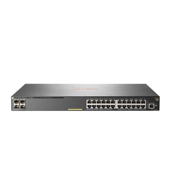 Hewlett Packard Enterprise Aruba 2930F 24G Poe+ 4SFP+ - Switch Di Rete, Grigio-image
