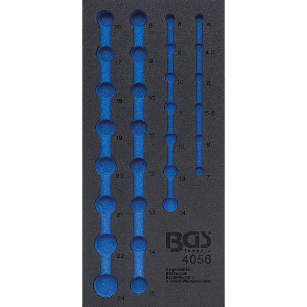 Bgs Inserto Carrello Officina 1/3 Vuoto Per Art. 4056 - 4056-1-image